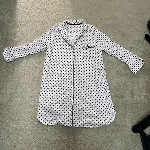 Kate Spade polka dot night gown
